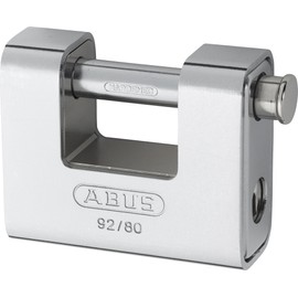 ABUS 20072 Monoblock Brass Shutter Padlock with Steel Jacket