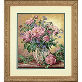 Peonies And Canterbury Bells Cross Stitch Kit