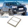 X AUTOHAUX Headlight Trim Bezel for Toyota Tacoma 2016-2023 Front