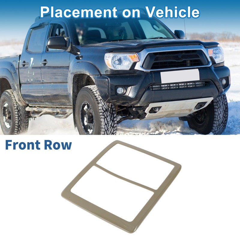 X AUTOHAUX Headlight Trim Bezel for Toyota Tacoma 2016-2023 Front