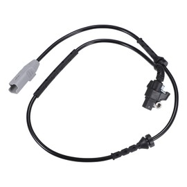 A ABSOPRO ABS Sensor Rear Left Right Suitable for Peugeot 3008 MPV Black Pack of 2