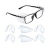 AIMALL 4 Pairs Clear Eye Goggles Side Shields Protection Universal