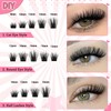 100 Pieces DIY Eyelash Extensions Set 8-16 mm Mixed Fluffy