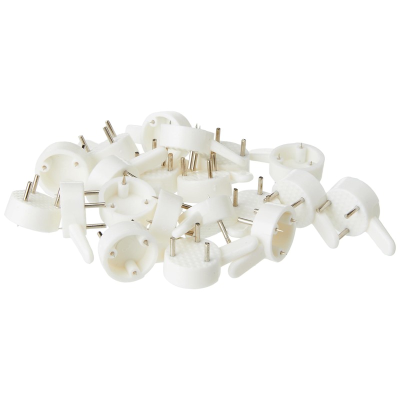 Merriway® BH01676 (20 Pcs) Small 22mm (7/8 inch) White Nylon