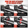 Nilight Winch Rope 1/4 Inch x 50 Feet Synthetic Winch