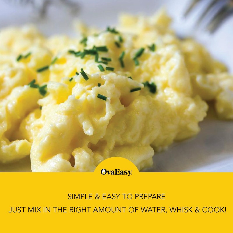 Ova Easy Dehydrated Egg Crystals – Powdered Eggs Made From
