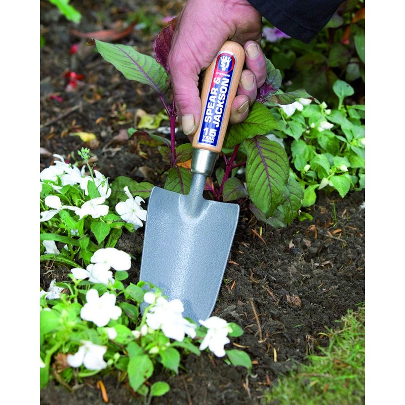 Spear & Jackson 4090NB Neverbend Carbon Steel Hand Trowel, Blue,