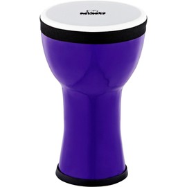Nino Percussion NINO-EMDJ-GP Elements Mini Synthetic Djembe, Grape