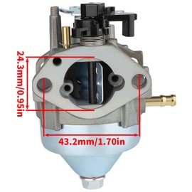 GCV 170 Carburetor Air Filter kit for Honda 16100-Z9L-811 GCV170LA-G5B GCV170LA-G5BR GCV170LA-S3B HRN216 Lawn Mower