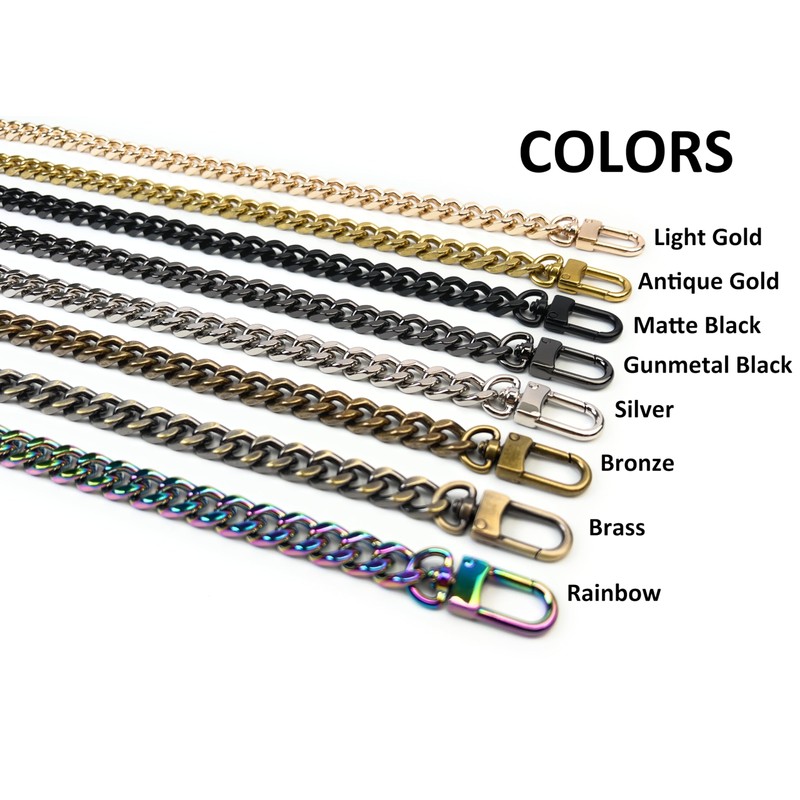 VersaKits 32 Inch Metal Light Gold Purse Chain Purse Strap