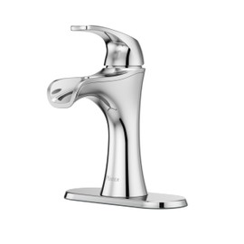 Pfister Jaida Bathroom Sink Faucet, Single Control, 1-Handle, Single Hole, Polished Chrome Finish, LF042JDCC
