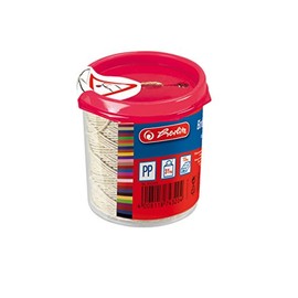 Herlitz 31Kg Tensile Strength/ 15Kg Carrying Capacity 120m String with Thread Clip and Cutter in Dispenser