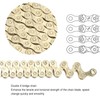 9 Speed Bicycle Chain, Double Bridge Design Mountain Bicycle Chain,