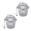 2 Pack 304 Stainless Steel Tea Ball and Cooking Infuser