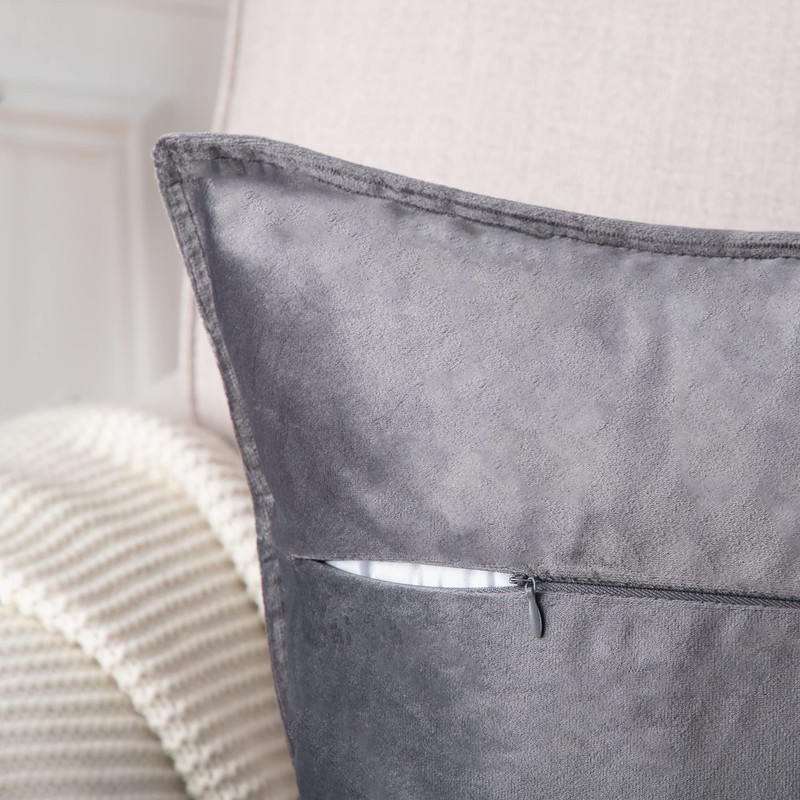 Madizz Pack of 2 Super Soft Velvet Decorative Cushion Covers
