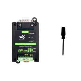 Waveshare RS232 to RS485/422 Active Digital Isolated Converter Onboard Original SP3232EEN&SP485EEN Chip RS232 DB9 Male Port for Industrial Control Equipment&High Communication Requirement Application