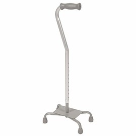 PCP Quad Cane, Adjustable Height, Sturdy Base, Large Base