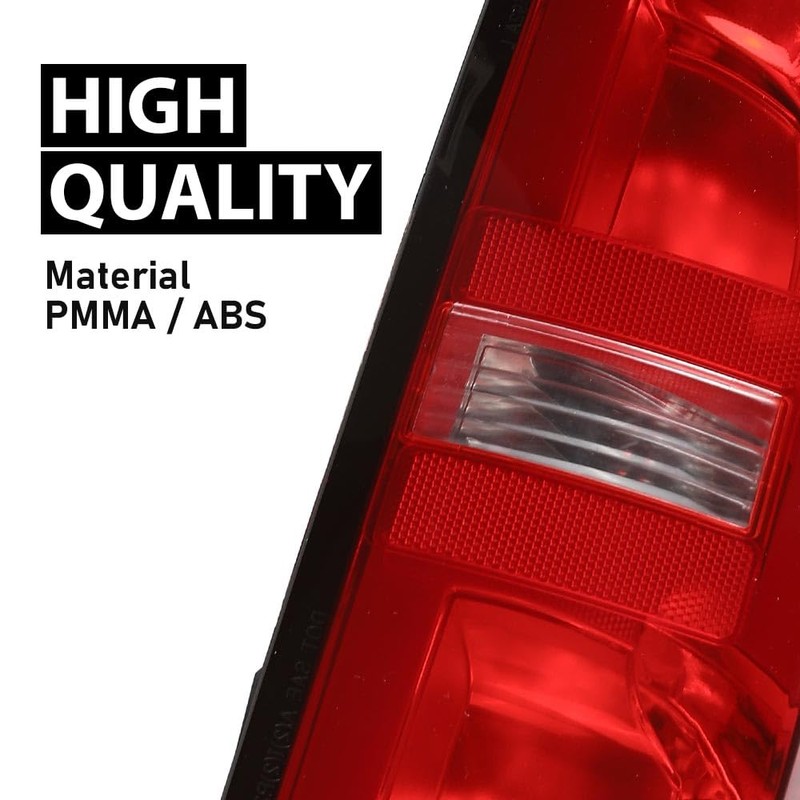G-PLUS Tail Light w/Bulb Right Passenger Side Compatible with Chevy