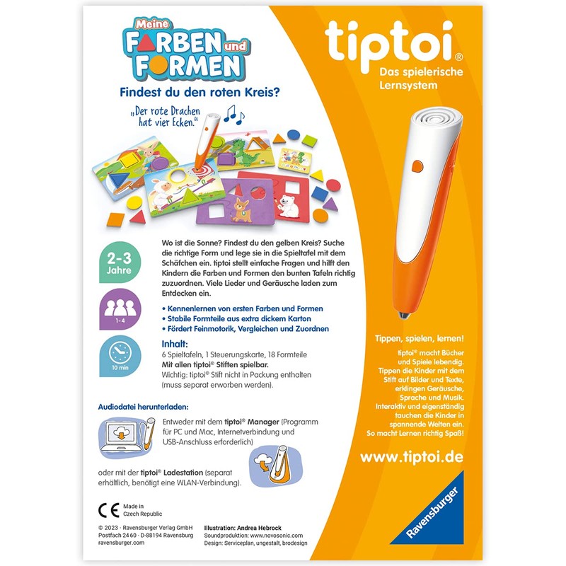 Ravensburger tiptoi Game 00168 – My Colours and Shapes, Educational