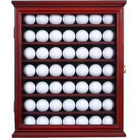 Exquisite Golf Ball Display Case - Golf Ball Holder Display Wall Mount Shadow Box - Office Decor and Storage Solution for Golf Balls