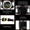 CHUSYYRAY For 2003-2009 Hummer H2 Pair Bumper LED Fog Lights