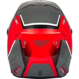 Fly Racing 2023 Adult Kinetic Vision Helmet (Red/Grey, Medium)