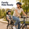 Rear Bicycle Child Seat with Backrest, Kids Bike Saddle for