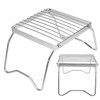 Denash Foldable BBQ Grill Rack, BBQ Grill, for Camping, Yard