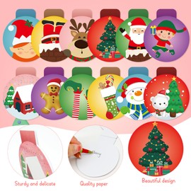 48 Pcs Christmas Mini Notepads with Ballpoint Pens Christmas Pocket Notebooks Merry Christmas Bulk Small Memo Note Pads for Classroom Gifts Favors Goodie Bag Fillers Stocking Stuffers