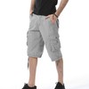 Leward Men's Cotton Twill Cargo Shorts Outdoor Wear Lightweight (US,