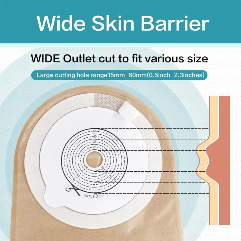 Kit Ostomía: 20 Bolsas Tipo Clip Con 8 Pinzas Nude