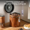 Bincoo Airtight Coffee Canister with Date Tracker - Holds a