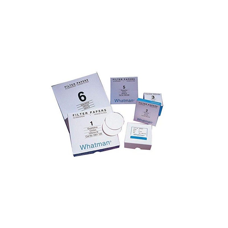 Whatman 1005-090 Qualitative Filter Paper Circles, 2.5 Micron, 94 s/100mL/sq