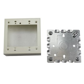 Wiremold V5744-2 STL Extra DEEP DEV Box 2G Ivory, White