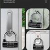5 Letter Combination Password Robust Security Lock (Nine-Way)