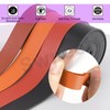 Swpeet Brown 1 Inch Wide 80 Inches Leather Strap, Single