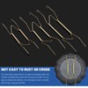 Glarks 18Pcs 6/8/10 Inch Invisible Plate Hangers with Wall Hooks