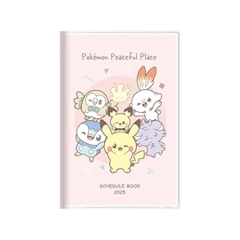 Sunstar Bungu S2958619 Pocket Monster 2025 Notebook, Monthly B7 Set