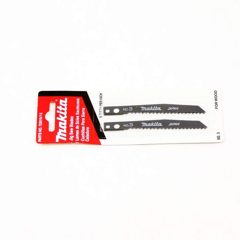 Makita 723010-7-2 No 3 Jig Saw Blade, 2-Pack , Black