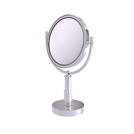Allied Brass SH-4/2X Soho Collection 8 Inch Vanity Top 2X Magnification Make-Up Mirror, Satin Chrome
