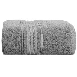 Super Jumbo Extra Large Bath Sheet (100 x 200 cm -700 GSM) Egyptian Cotton Luxury Big Bath Sheet Towel Body Wrap (Silver)