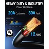 ALIENSX Heavy-Duty 20A 125V AC Port Plug with Dual 5-in-1
