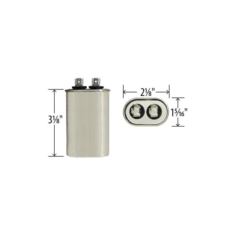 Goodman CAP125000370LA Replacement - 12.5 uf / Mfd 370 /