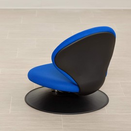 Norwood Commercial Furniture NOR-ENI225BL-SO 360-Degree Swivel Padded Floor Chair with Back Rest for Teachers, Students, and Gamers, Blue