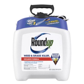 Roundup Weed and Grass Killer₄ with Pump 'N Go 2 Sprayer, Use in and Around Flower Beds, Trees & More, 1.33 gal.