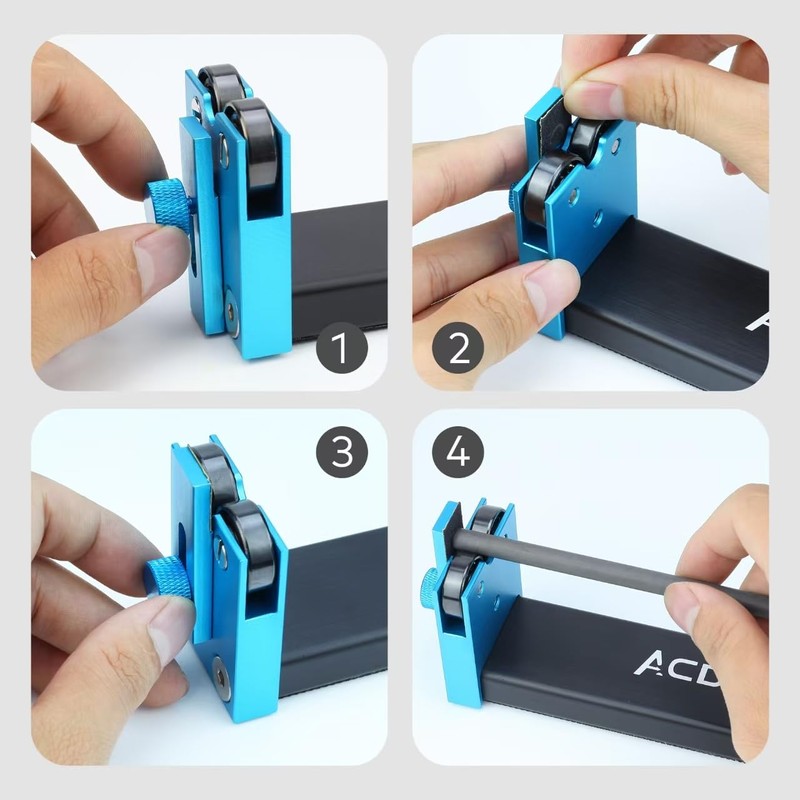 ACDSHOT Arrow Spinner Tester Arrow Squaring Device for Shaft Straightness,