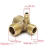 feedal Thread 3 Way Air Compressor Valve Male Thread 90