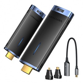 VENTION Wireless HDMI Transmitter and Receiver, Portable Wireless Extender Plug and Play Support 2.4/5GHz