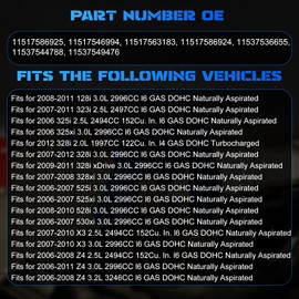 YOMALL 11517586925 Electric Engine Water Pump with Thermostat Fits for 2008-2011 128i Fits for 323i 325i 325xi 328i X3 Z4 525i 528i 530xi 2.0L 2.5L 3.0L, Replace OE 11517546994 11537536655