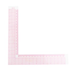 Regla de costura L-regla cuadrada Regla Curva Medida Costura Profesional Sastre Craft Tool Plástico Forma Reglas de Costura 5808 21.5 * 21.5cm